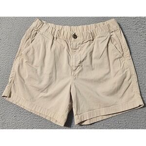 Bear Bottom Shorts Mens Large Khaki 5.5" Inseam Elastic Waist Stretch Outdoor